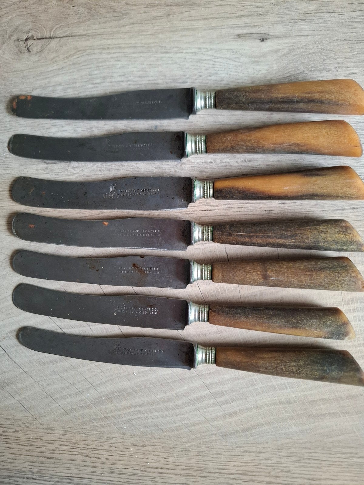 Antieke messen met benen heft, Antiek en Kunst, Antiek | Bestek, Ophalen