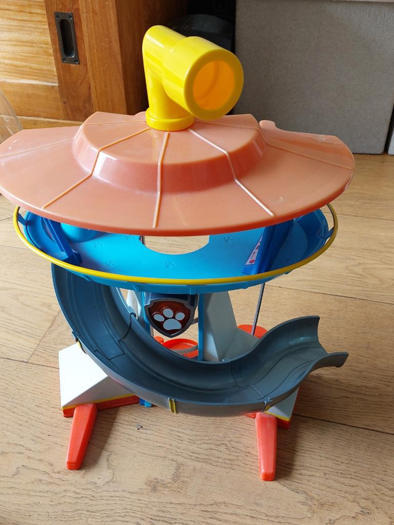 Paw Patrol Uitkijktoren met Chase voertuig, Kinderen en Baby's, Speelgoed | Overig, Ophalen, Gebruikt, Jongen of Meisje