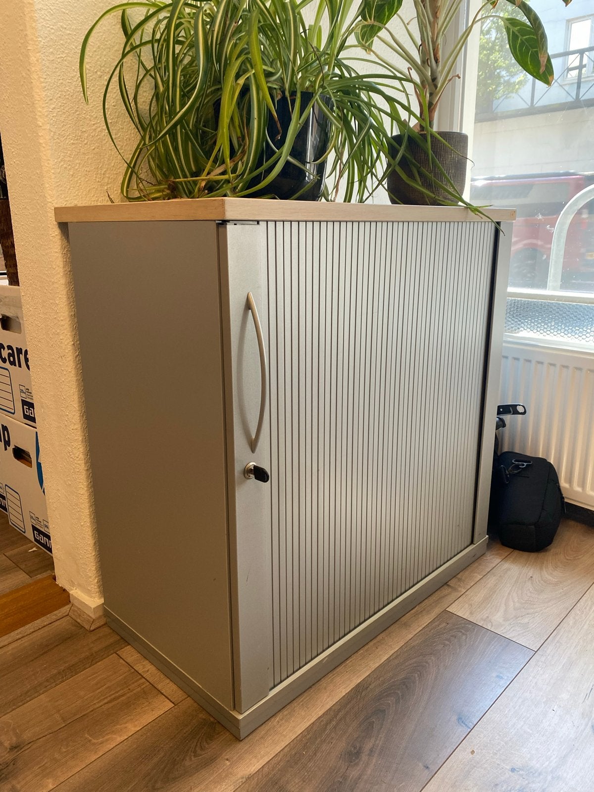 Compact afsluitbaar ordnerkastje met sleutel, Ophalen, Gebruikt
