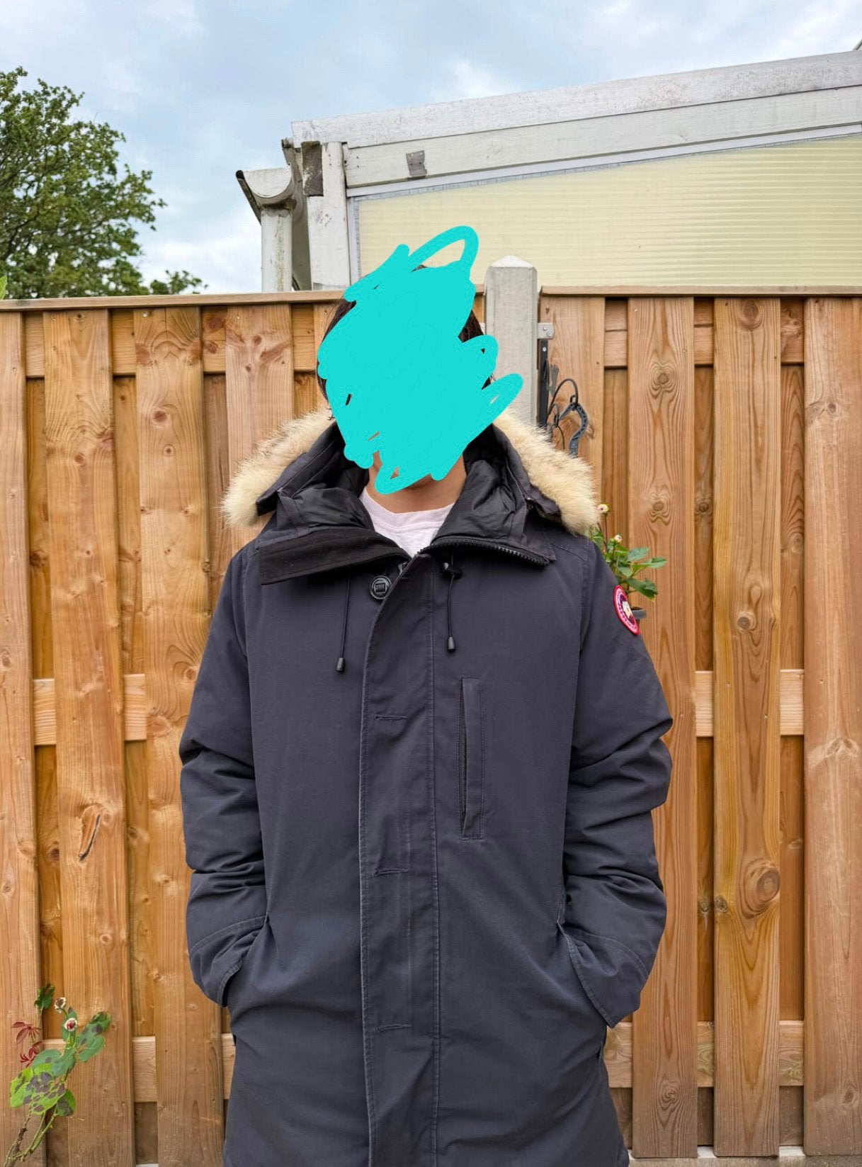 Originele Canada Goose Winterjas /  Cahteau Parka - Maat L, Ophalen of Verzenden, Gedragen, Maat 52/54 (L), Zwart