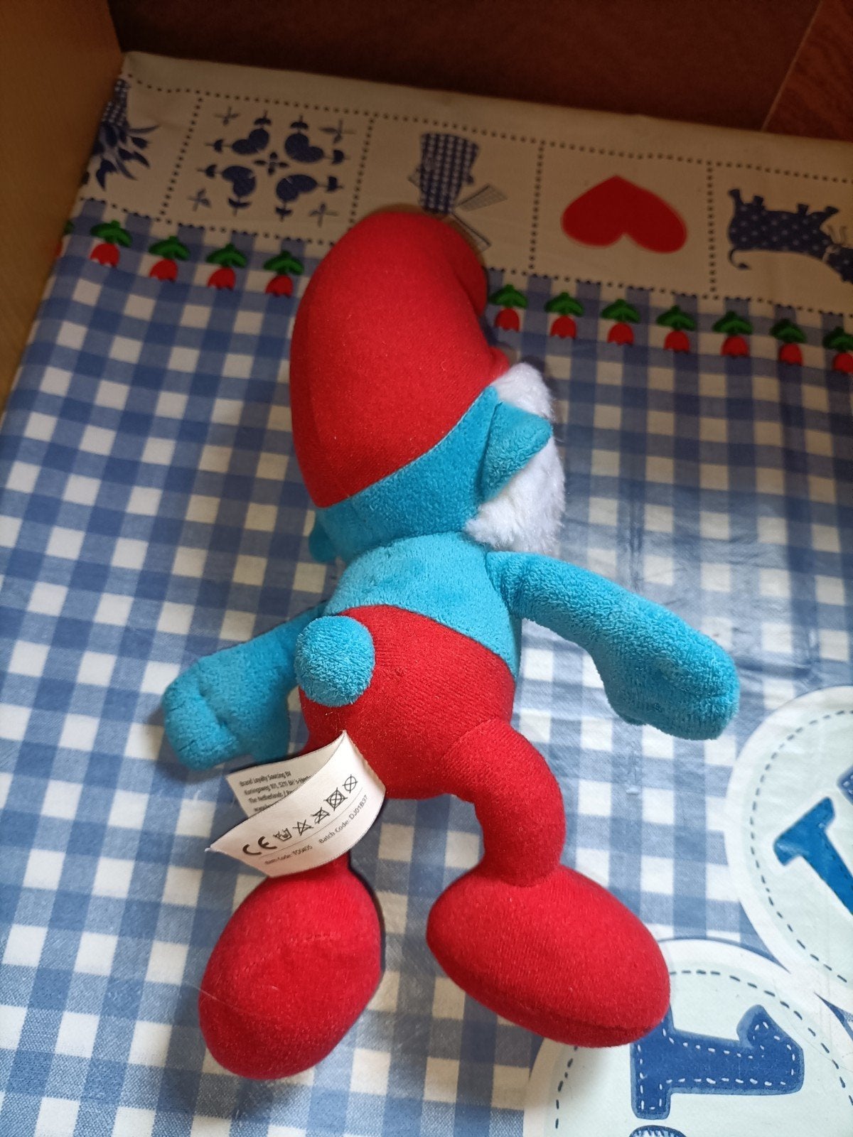 Grote smurf knuffel Smurfen Smurfs 29 cm groot, Verzamelen, Ophalen of Verzenden, Zo goed als nieuw