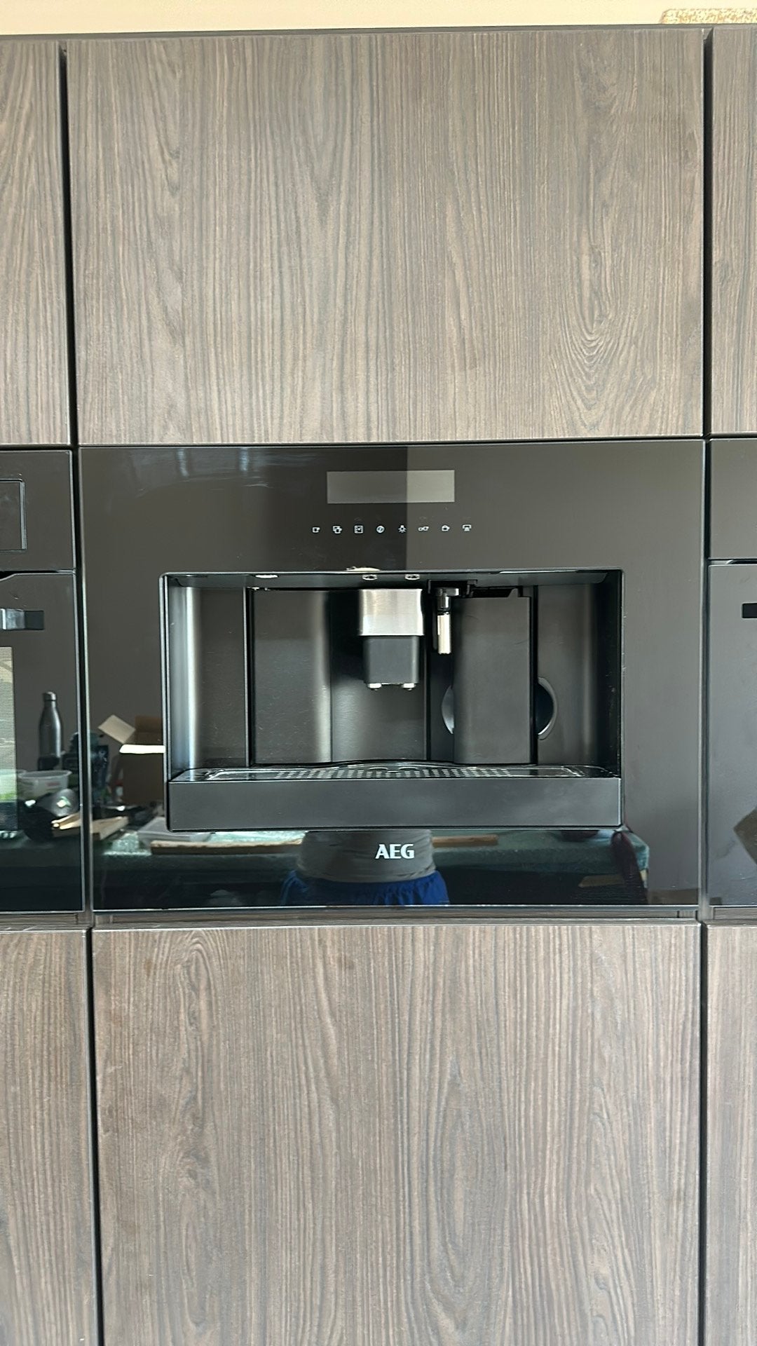 Inbouw AEG Koffiemachine - Zo goed als nieuw, Witgoed en Apparatuur, Koffiezetapparaten, Ophalen, Zo goed als nieuw, Koffiemachine