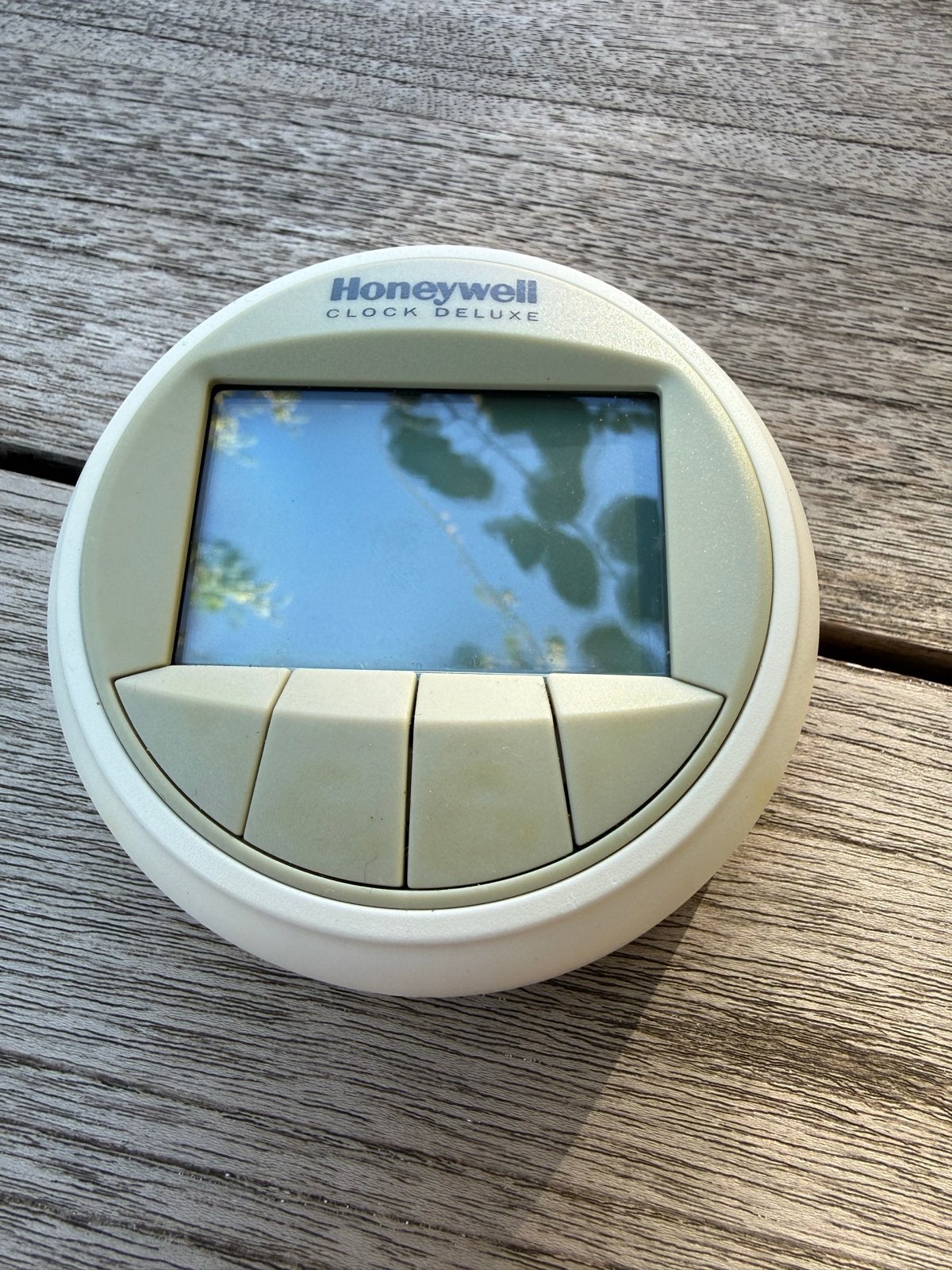 Honeywell Round Clock Deluxe Aan/Uit en Opentherm Thermostaa, Ophalen of Verzenden, Gebruikt