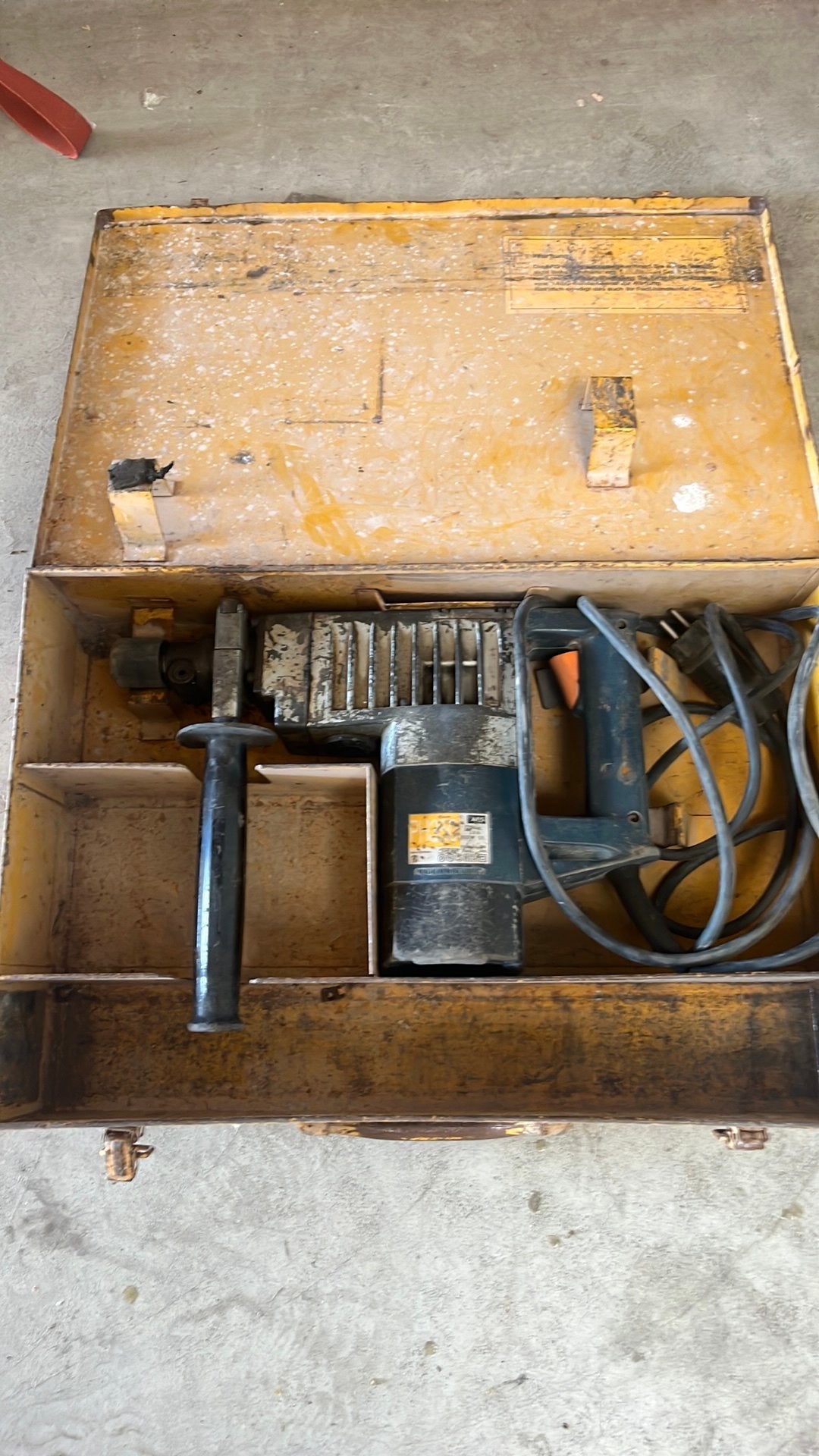 Zware klopboormachine, Ophalen of Verzenden, Gebruikt, 600 watt of meer, Boormachine