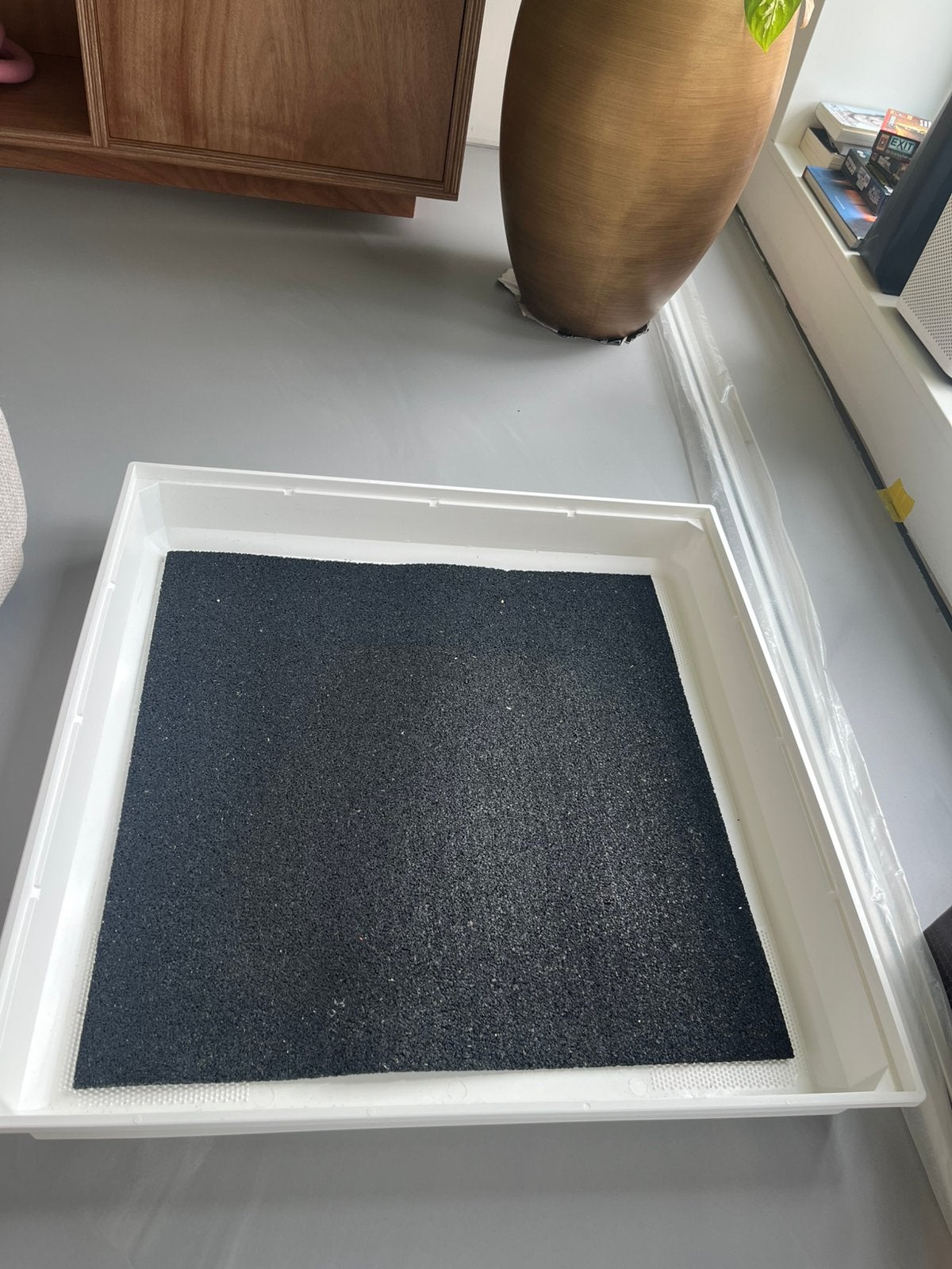Lekbak en anti-trilmat wasmachine, vaatwasser of droger, Ophalen, Zo goed als nieuw