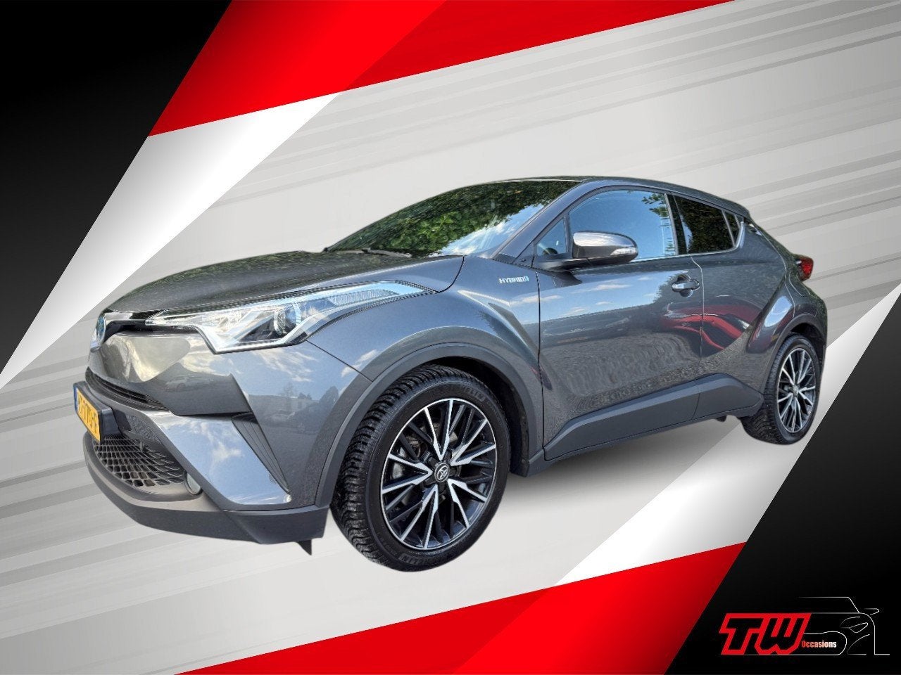 Toyota C-HR 1.8 Hybrid Dynamic AUT|NAVI|TREKH|CAMERA|ACC|NAP, Stof, 4 cilinders, 26 km/l, Hybride Elektrisch/Benzine
