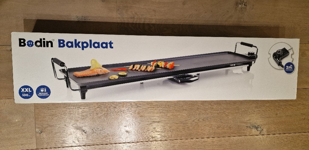 Bodin bakplaat XXL 100cm lang - nieuw in doos!, Ophalen, Nieuw, Tafelgrill