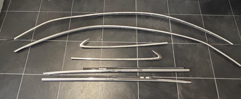 Chrome sierlijst ramen zijkant Audi A5 8T, Ophalen, Gebruikt, Deur, Links