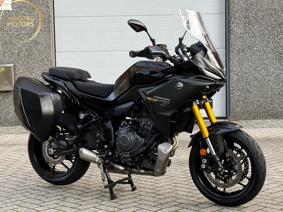 YAMAHA TRACER 7 GT 1e Eigenaar Techblack - Fabrieksgarantie, Motoren, 2 cilinders, Bedrijf, Onbekend, Meer dan 35 kW