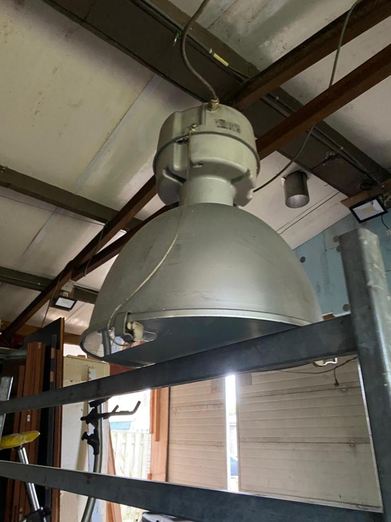 lamp industieel, Ophalen, Gebruikt, Metaal, Minder dan 50 cm