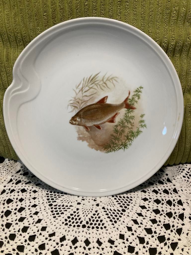Visbord 26cm (010426), Huis en Inrichting, Keuken | Servies, Ophalen of Verzenden, Zo goed als nieuw, Porselein, Overige stijlen