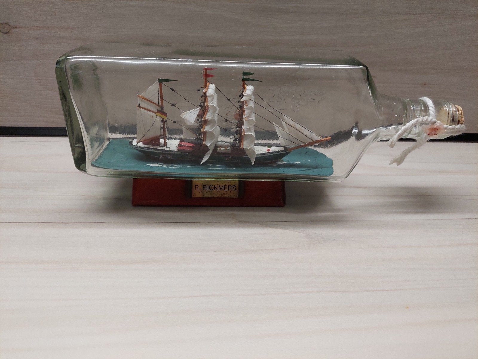 Schip in fles groot formaat, Ophalen of Verzenden, Zo goed als nieuw, Schaalmodel