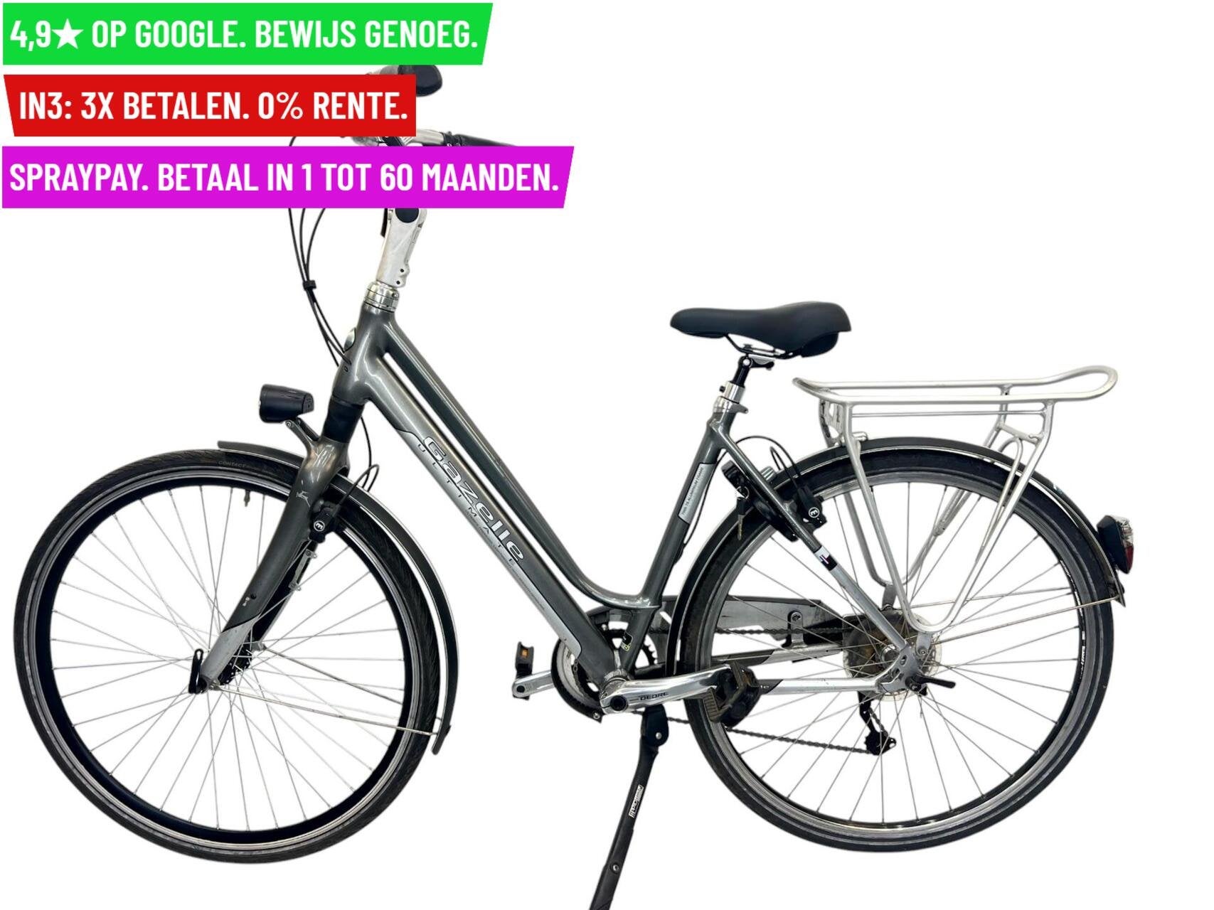 Damesfiets Gazelle Ultimate 28"/49cm/24ver - Garantie/Leveri, Fietsen en Brommers, 9713 Bv Groningen, Gebruikt, Gazelle, 56 cm of meer