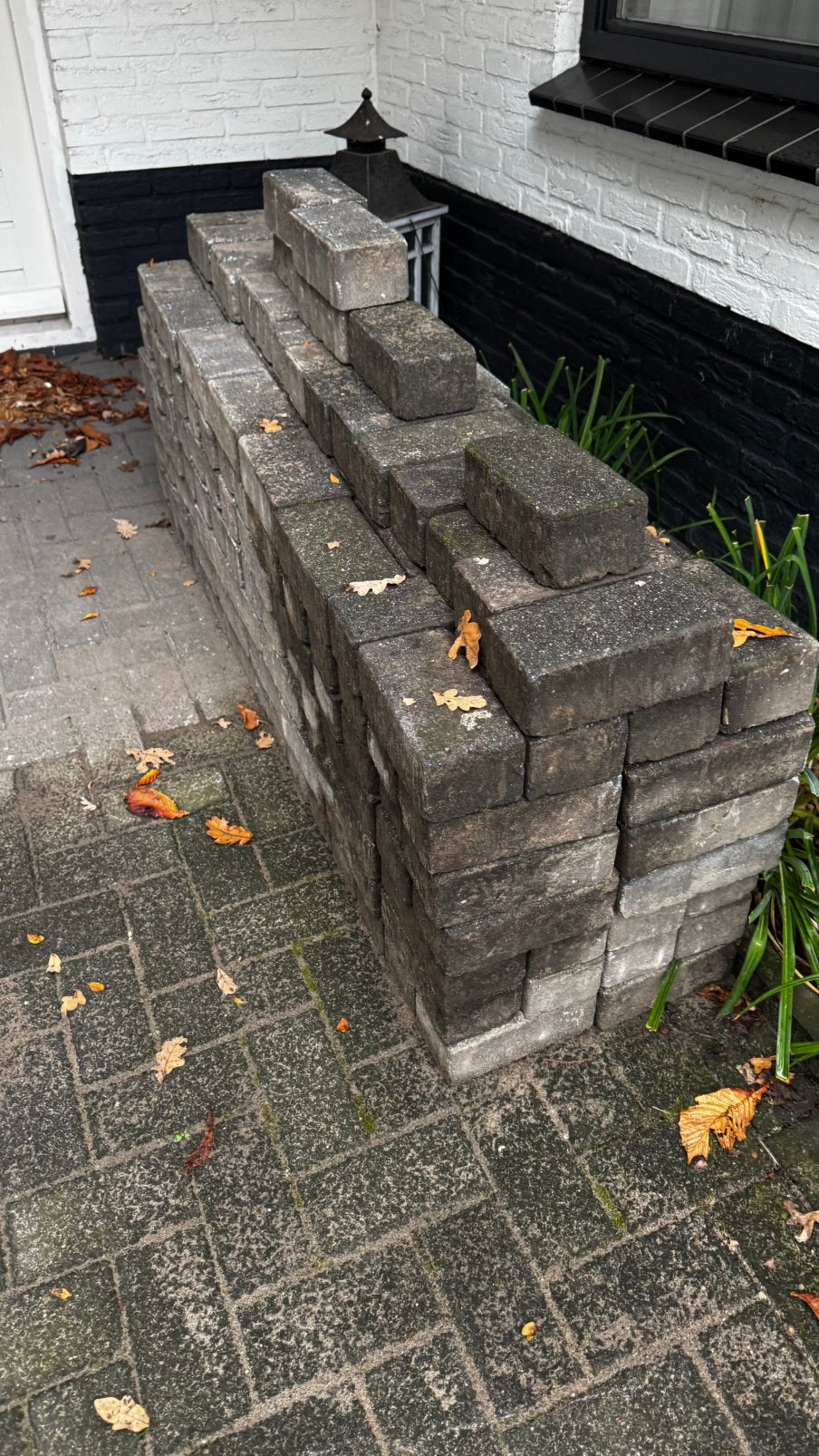 Gratis kleine partij klinkers, Ophalen, Gebruikt, Beton, Klinkers