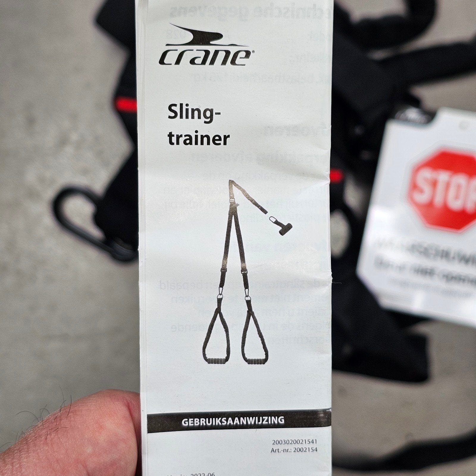Crane Sling-trainer - Complete Body Workout, Ophalen of Verzenden, Zo goed als nieuw, Benen, Overige typen