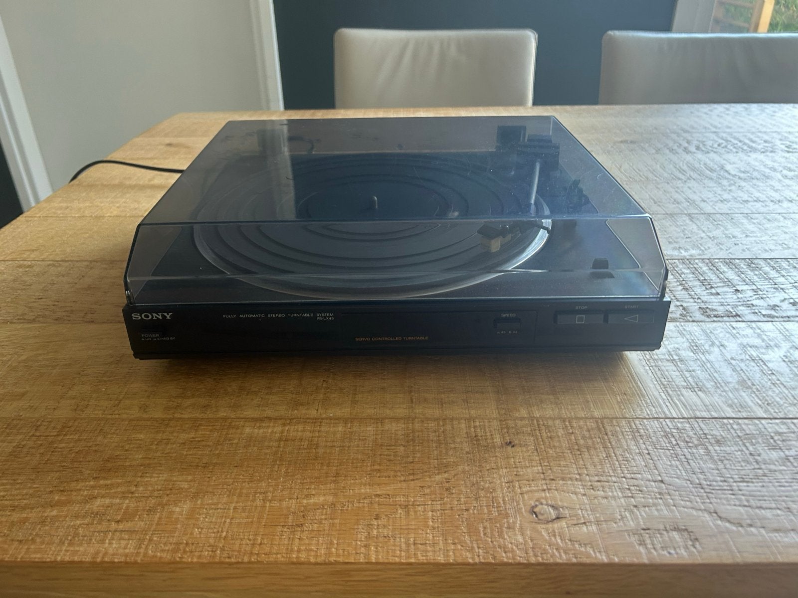 Sony PS-LX49P Volautomatische Stereo Platenspeler, Gebruikt, Automatisch, Ophalen of Verzenden, Platenspeler