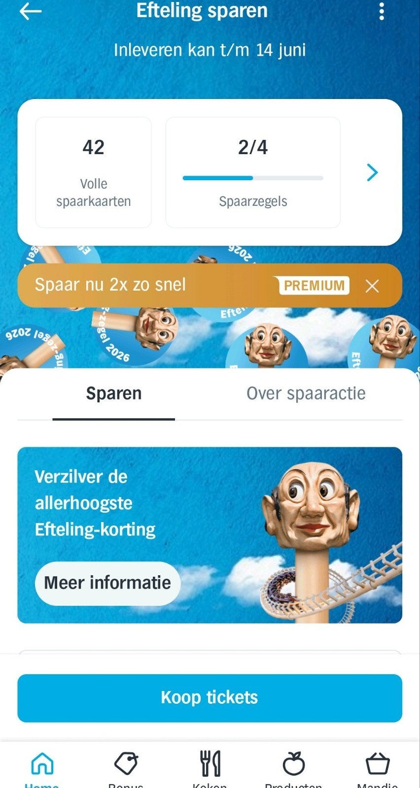 Ah efteling kortings spaarkaarten efteling zegels, Tickets en Kaartjes, Recreatie | Pretparken en Attractieparken, Drie personen of meer