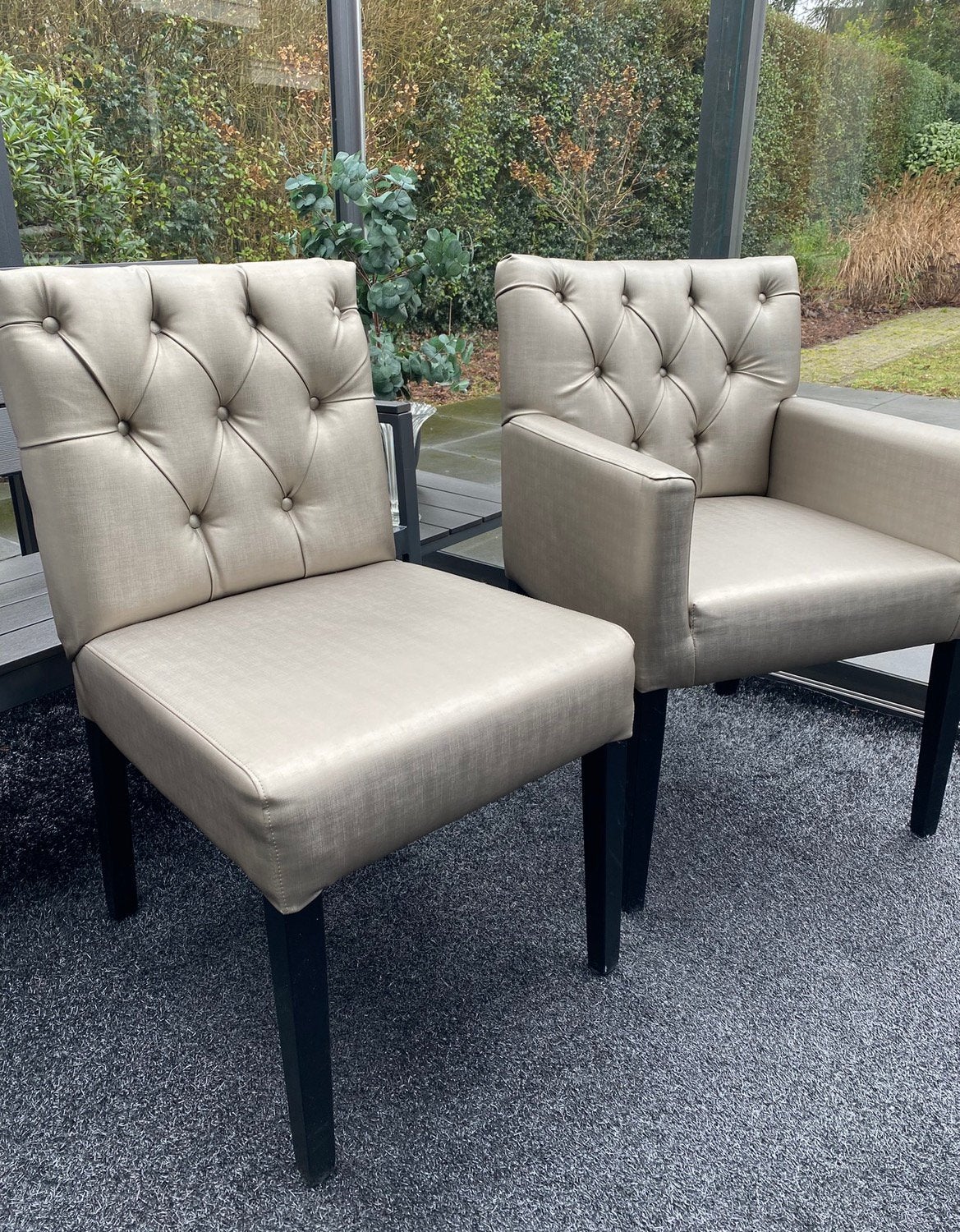 6 eettafel stoelen, Ophalen, Zo goed als nieuw