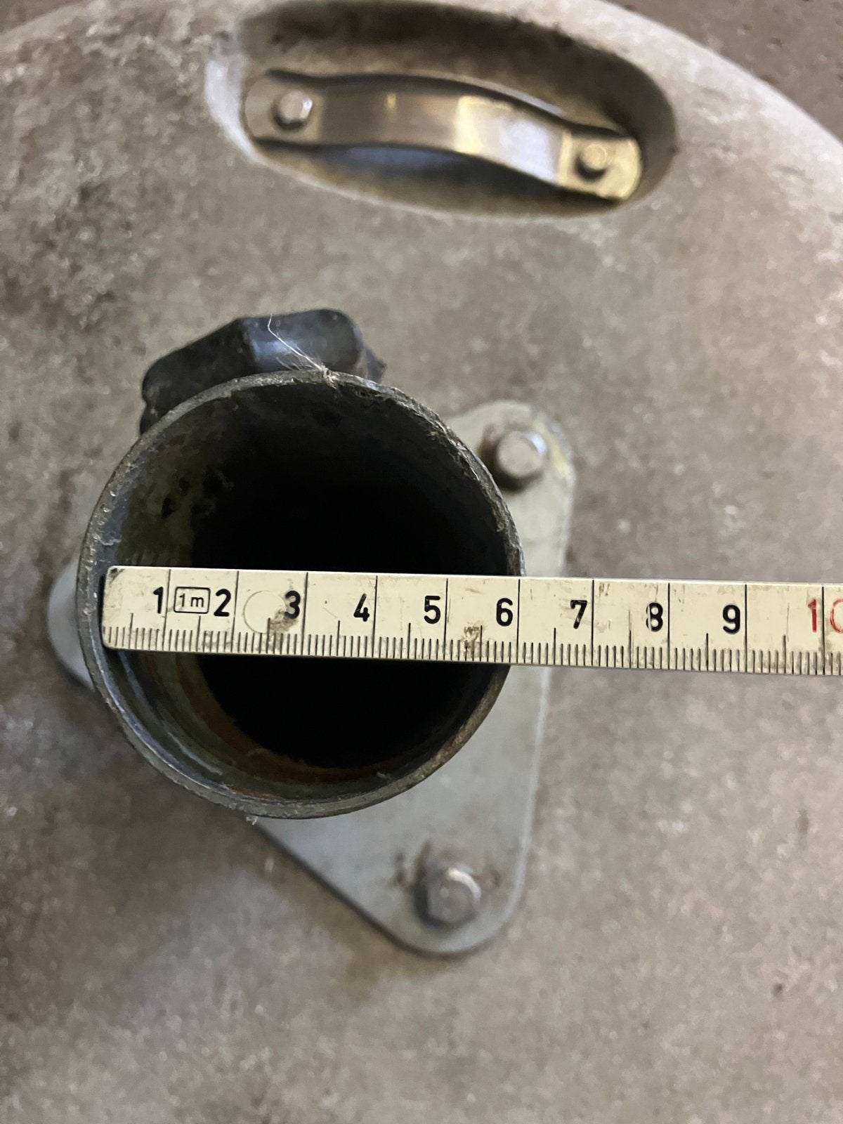 Professionele betonnen parasolvoet, Ophalen, Gebruikt, Minder dan 1 meter, Parasolvoet