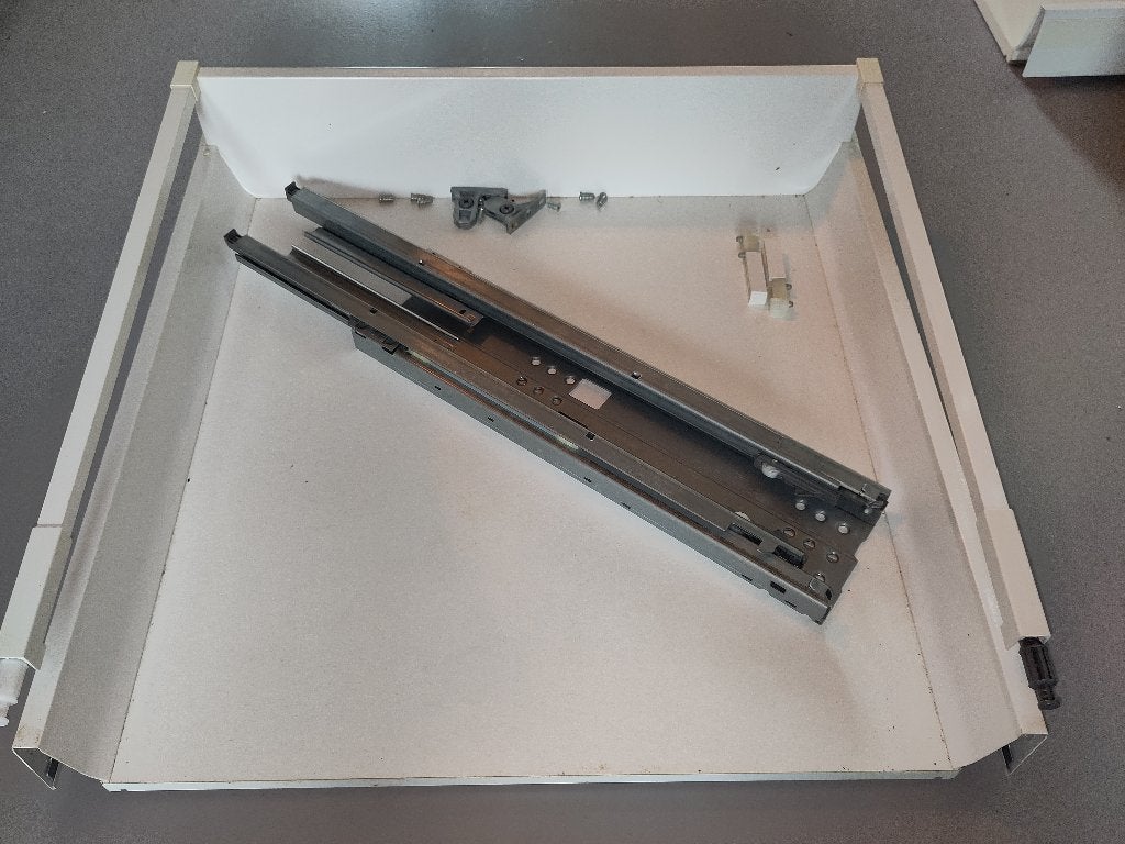 IKEA MAXIMERA middel lade voor 60x60 kast incl. geleiders, Ophalen, Gebruikt, Wit, 50 tot 100 cm