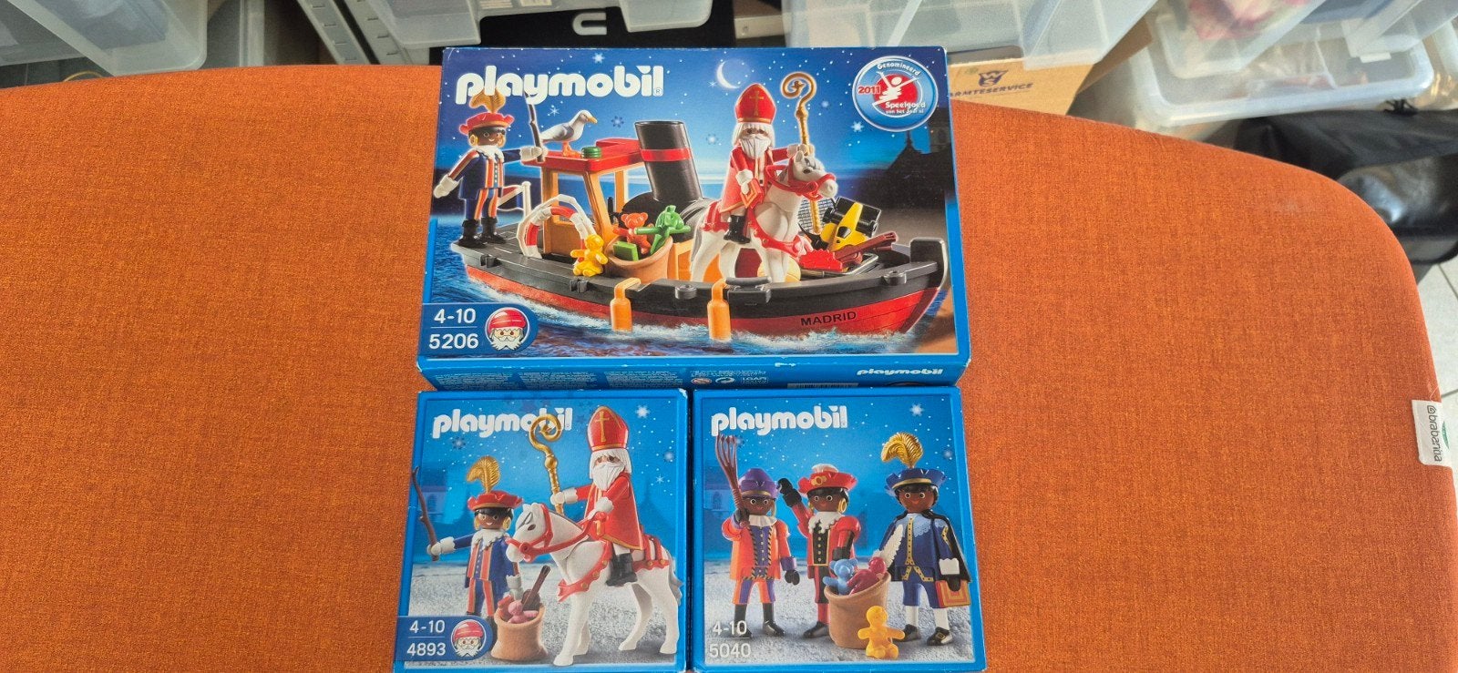 Playmobil Sinterklaas Pakket, Kinderen en Baby's, Speelgoed | Playmobil, Complete set, Nieuw, Ophalen of Verzenden, Boot/Schip