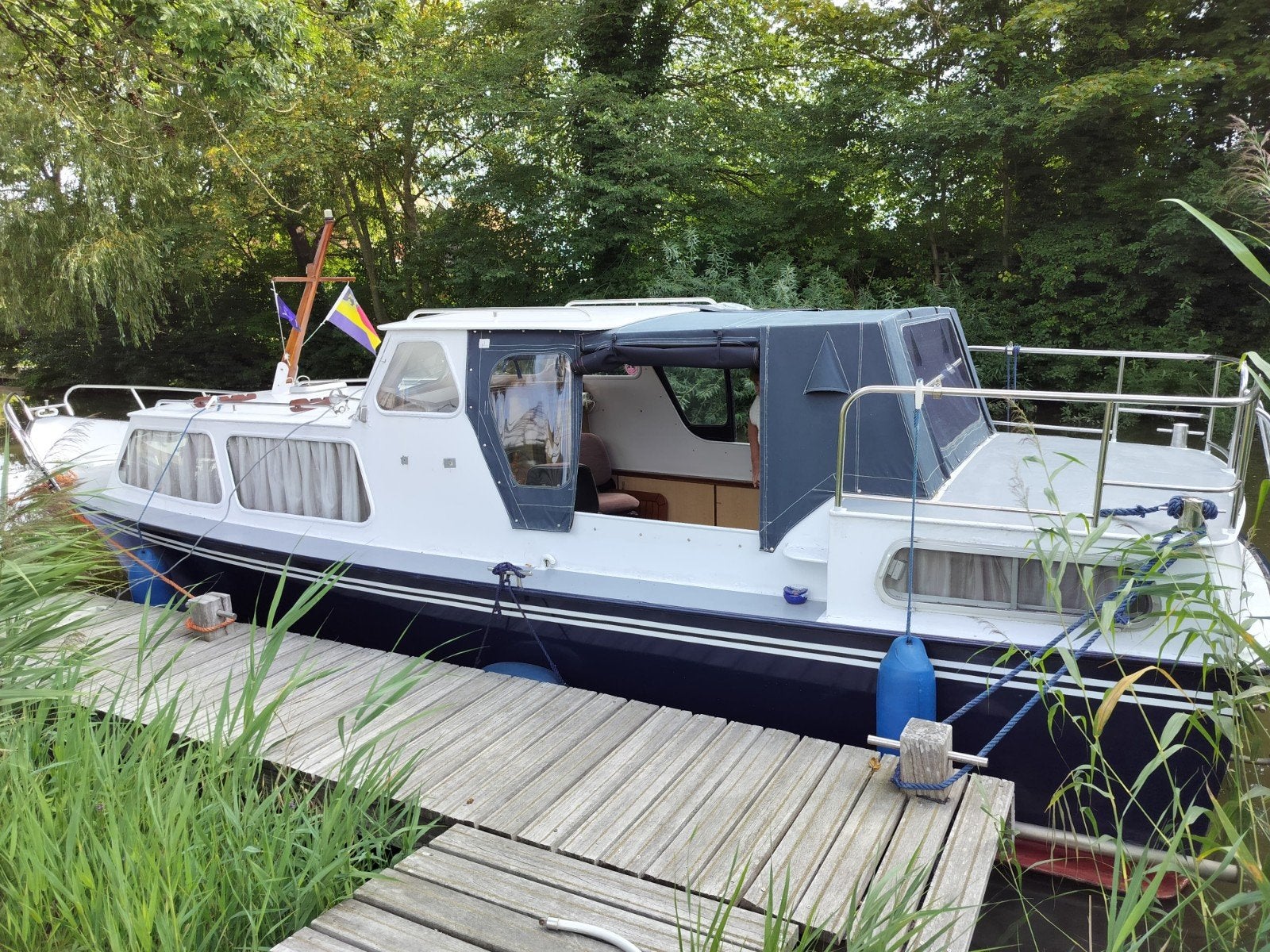 Bestevaer Kruiser - 9.30m lang, 2.80m breed, 2.35m hoog, Watersport en Boten, Motorboten en Motorjachten, Kruiser, Ophalen, 2.05 meter of meer
