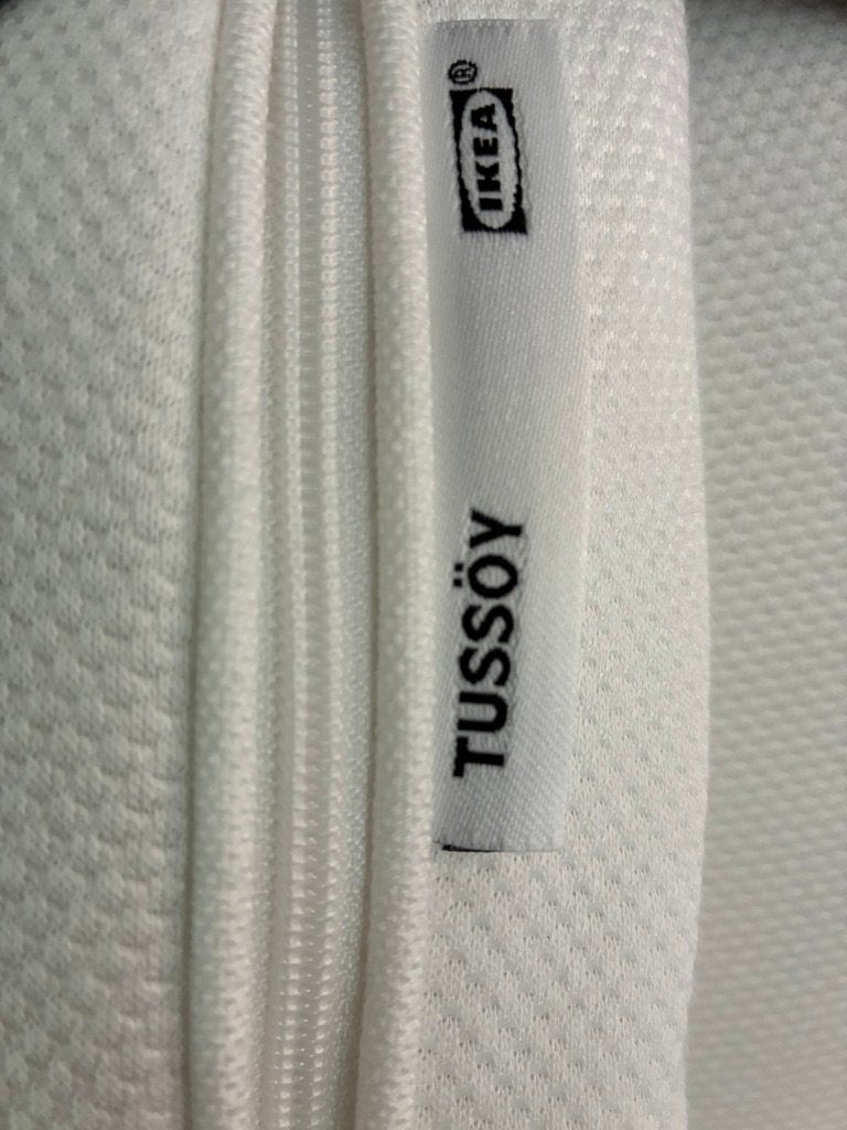 IKEA TUSSÖY matrastopper 160x200 cm, Ophalen, Gebruikt, Tweepersoons, Matras