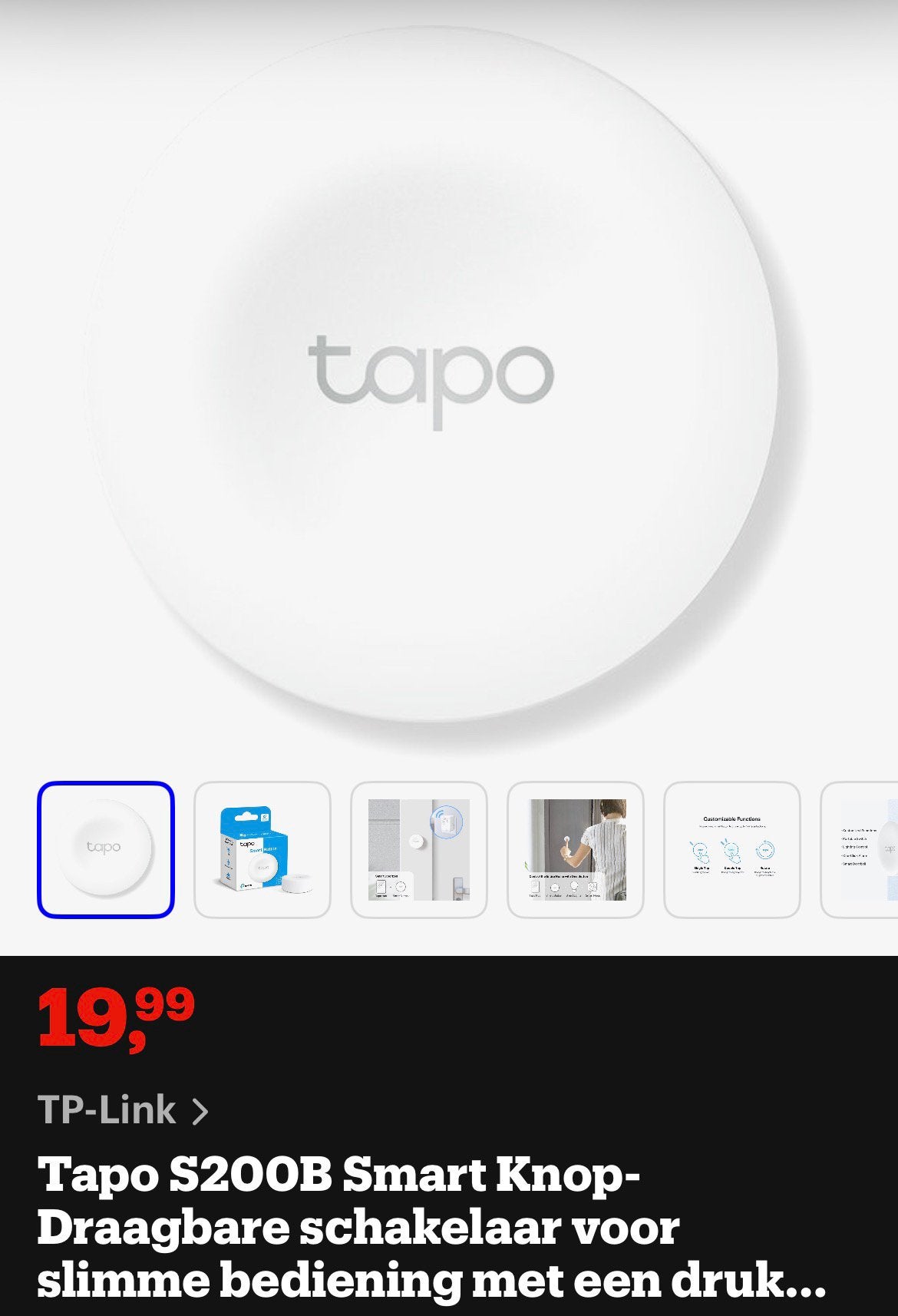 3x Tapo S200B, Verzenden, Zo goed als nieuw