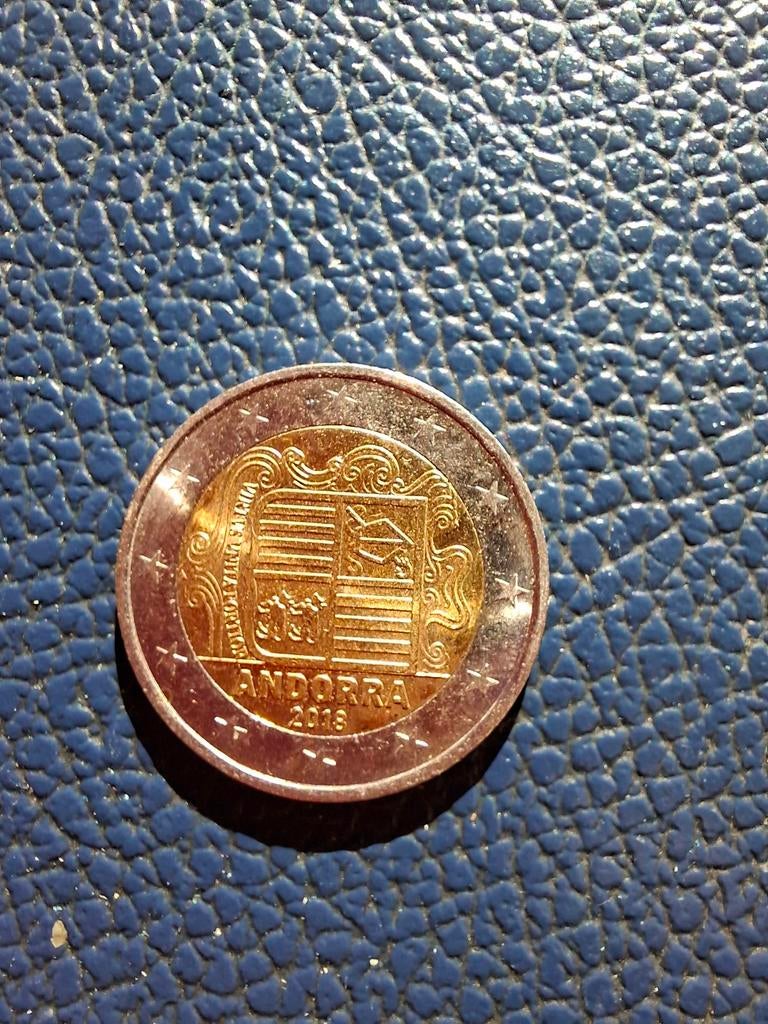 Euromunt €2 van Andorra 2018, Ophalen of Verzenden, Overige landen, 2 euro