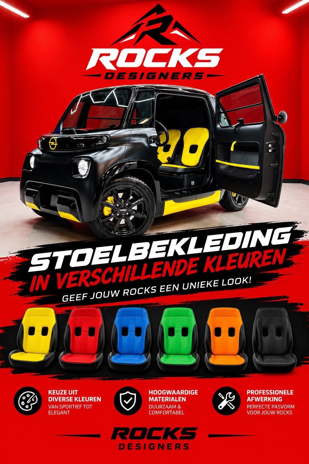 OPEL ROCKS INTERIEUR, Ophalen of Verzenden, Nieuw, Op maat