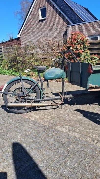 bromfiets bakfiets, Ophalen, Gebruikt, 4 kinderen of meer
