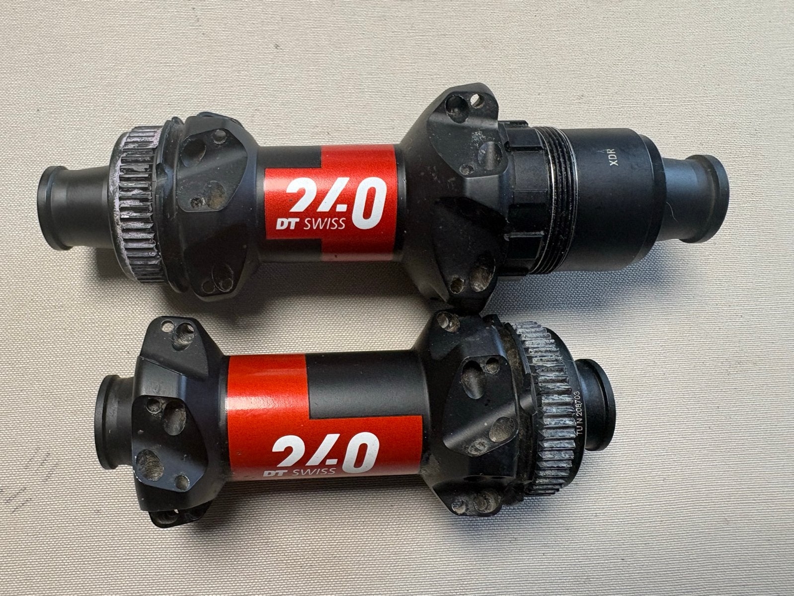 DT Swiss 240 Road Centerlock Disc Navenset (24-gaats, XDR), Wiel, Ophalen of Verzenden, Zo goed als nieuw, Aluminium