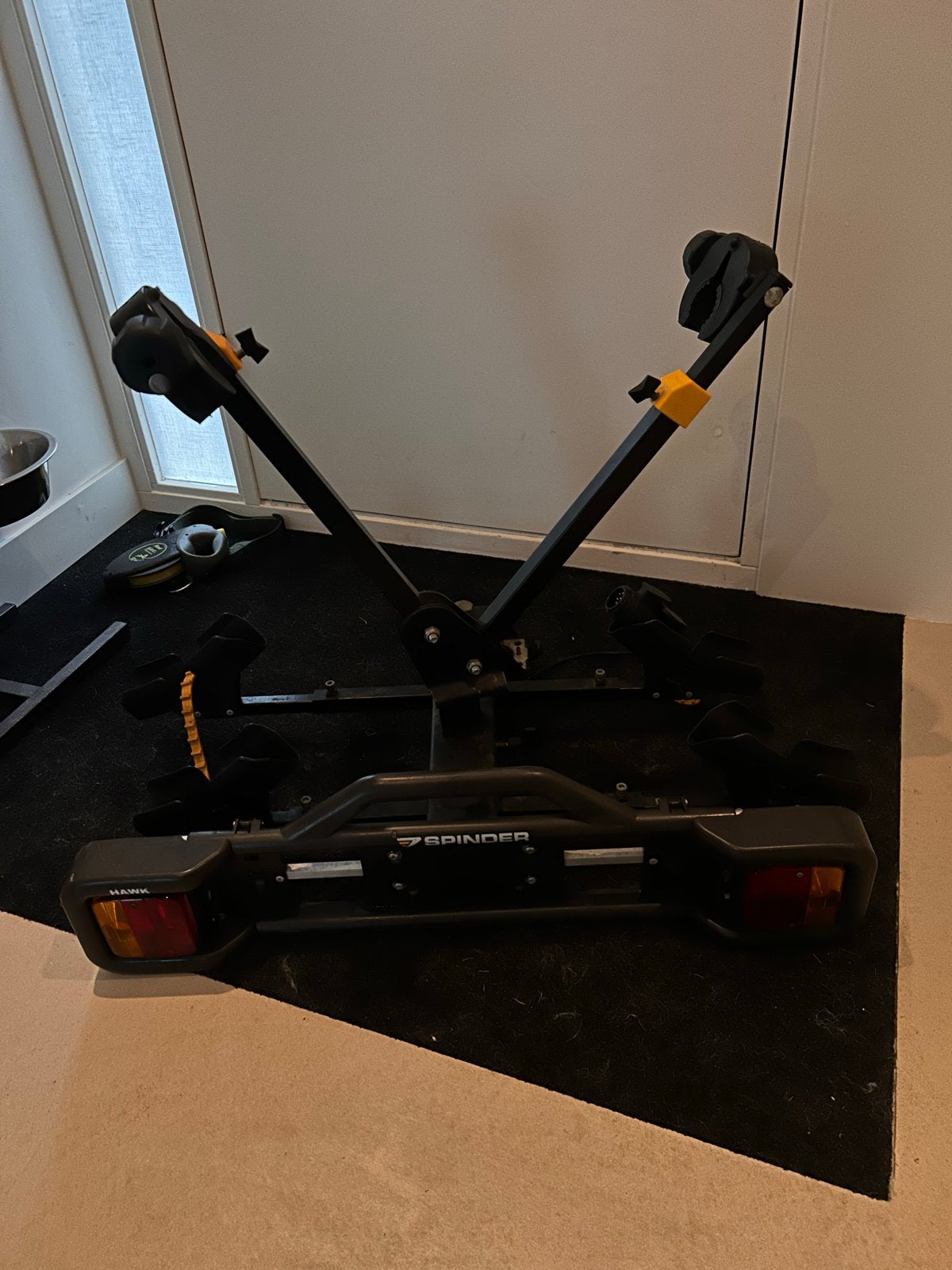 Spinder Hawk Fietsendrager voor Trekhaak (13-polig), Auto diversen, Ophalen, 2 fietsen, Gebruikt, Trekhaakdrager