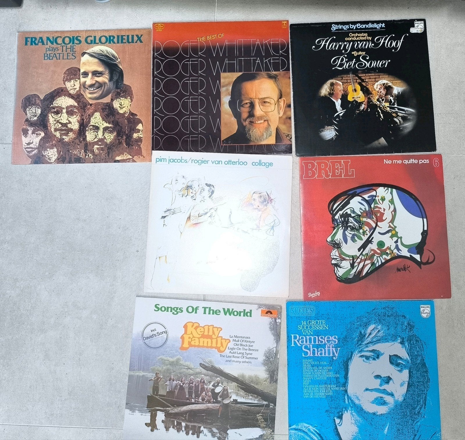 7 Pop en Rock LP's - Diverse artiesten, LP, Gebruikt, Pop, Ophalen of Verzenden