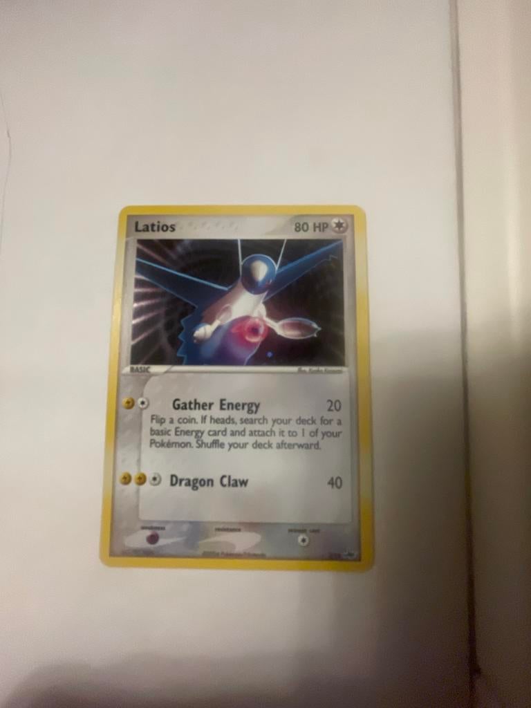 Pokémon kaart Latios 80 HP 2004, Ophalen of Verzenden, Gebruikt, Losse kaart