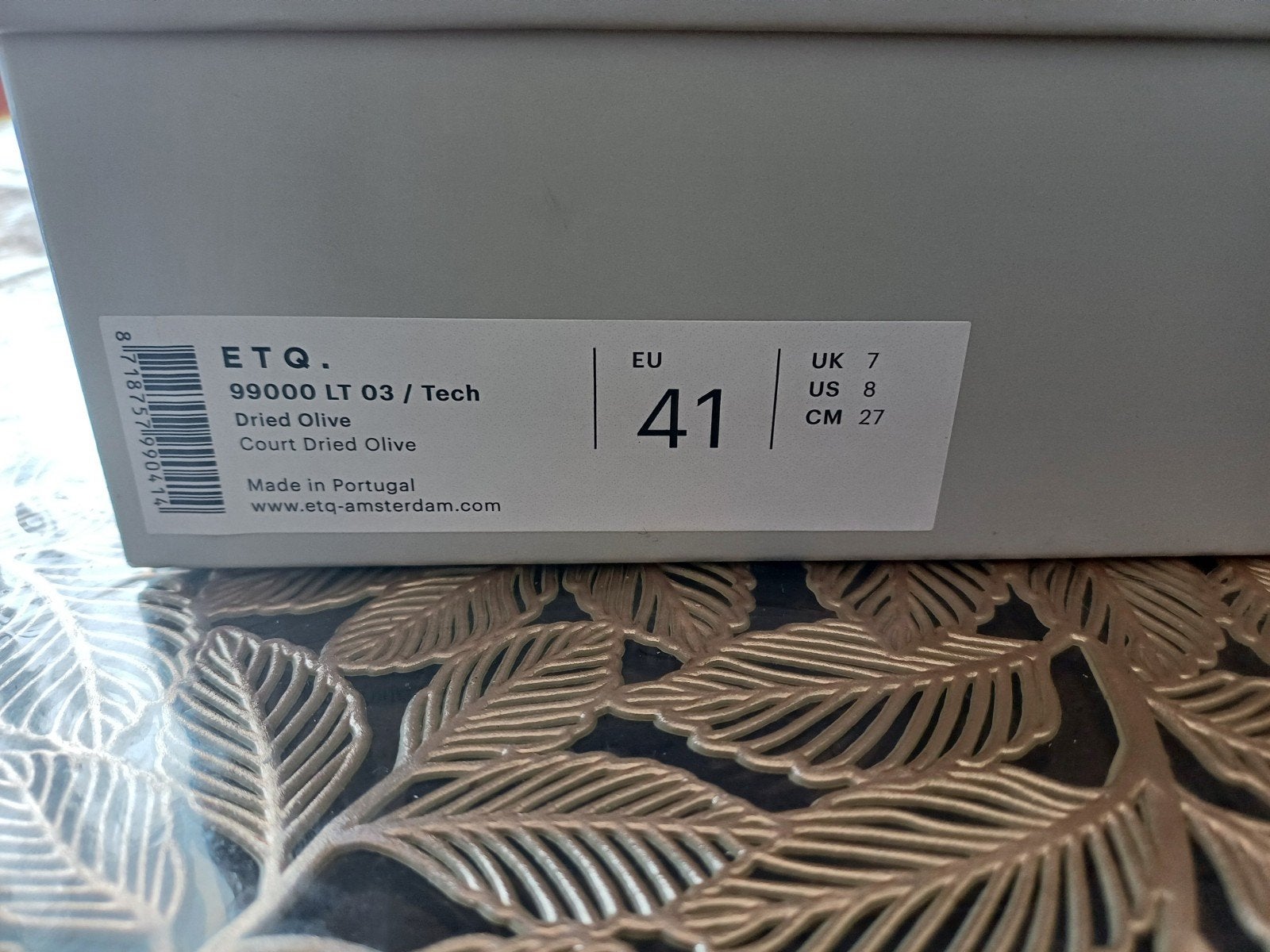 ETQ. Amsterdam Sneakers Maat 41 - Zo goed als nieuw, Overige kleuren, ETQ. Amsterdam, Ophalen of Verzenden, Sneakers of Gympen