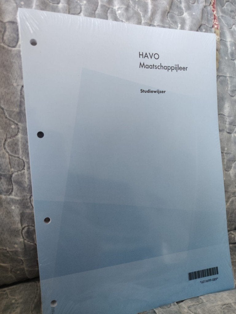 Havo maatschappijleer Studiewijzer, Boeken, Ophalen of Verzenden, Nieuw, HAVO, Maatschappijleer