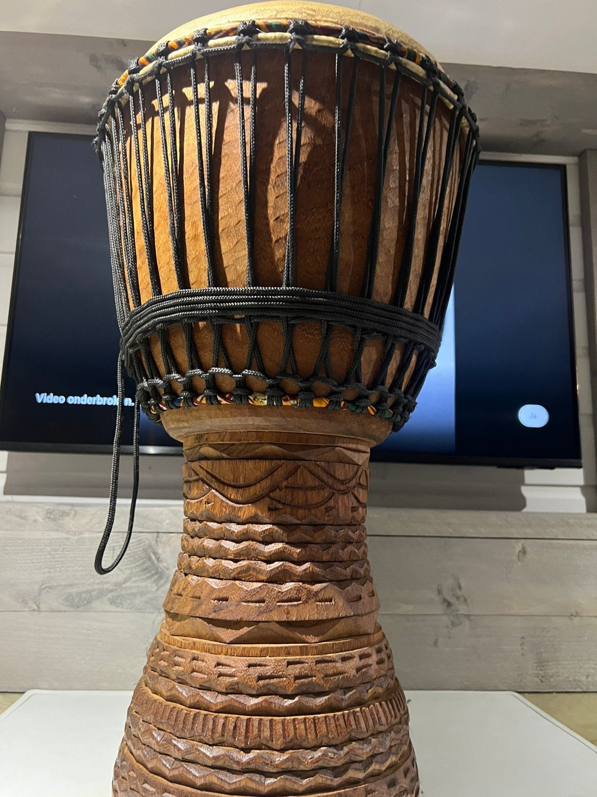 Stagg afrikaanse djembe inclusief draagtas, Ophalen of Verzenden, Zo goed als nieuw, Nvt, Trommel