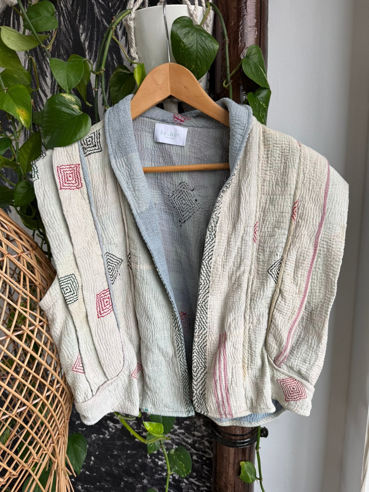 By-bar Jane sleeveless antic jacket, Verzenden, Zo goed als nieuw, Maat 38/40 (M), Meerkleurig