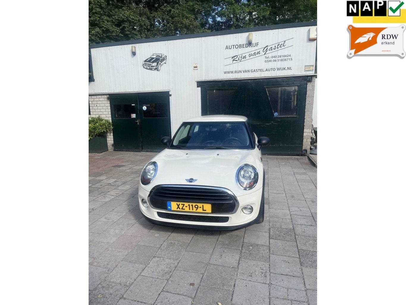 MINI 3-Deurs zeer nette goede auto 1.2 One (bj 2015), Voorwielaandrijving, Dealer onderhouden, Gebruikt, Euro 6