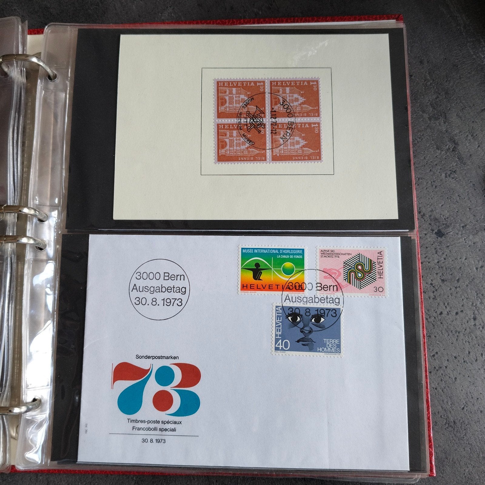 Verzameling Zwitserse Eerste Dag Enveloppen 1881-1973, Postzegels en Munten, Ophalen of Verzenden