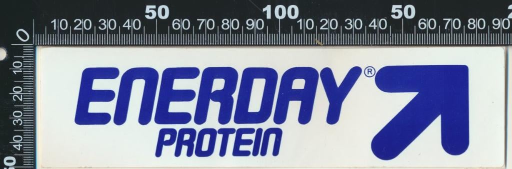Sticker: Enerday Protein, Ophalen of Verzenden, Zo goed als nieuw, Bedrijf of Vereniging