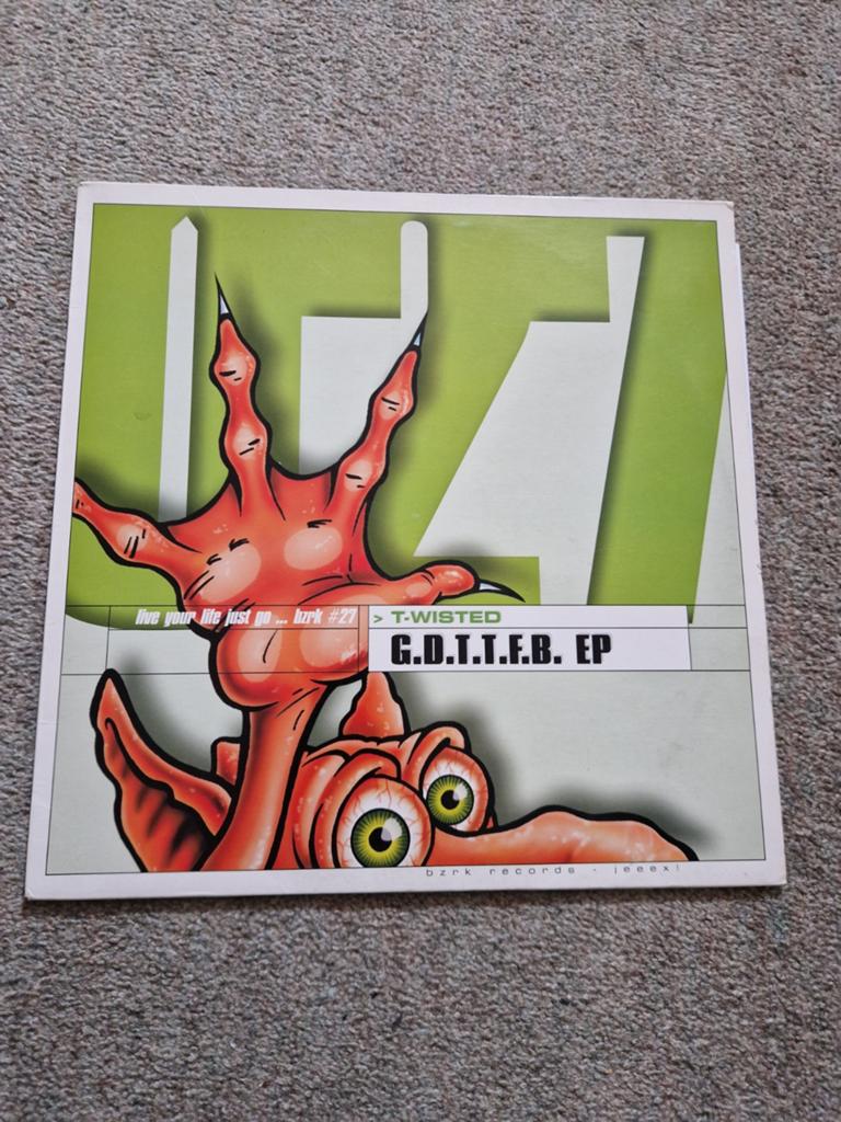 T-Wisted - G.D.T.T.E.B. EP Vinyl (BZRK Records), Cd's en Dvd's, Vinyl | Dance en House, Ophalen, Gebruikt, 1990 - 1999, 12 inch