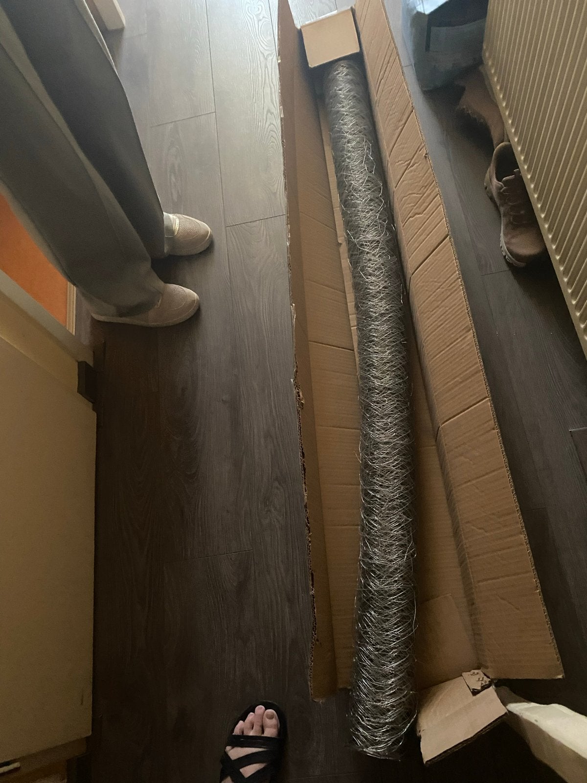 Nieuw Kippengaas 150x25 in doos - Ongebruikt, Tuin en Terras, Gaas en Draad, Ophalen, Nieuw, 20 meter of meer, Gaas