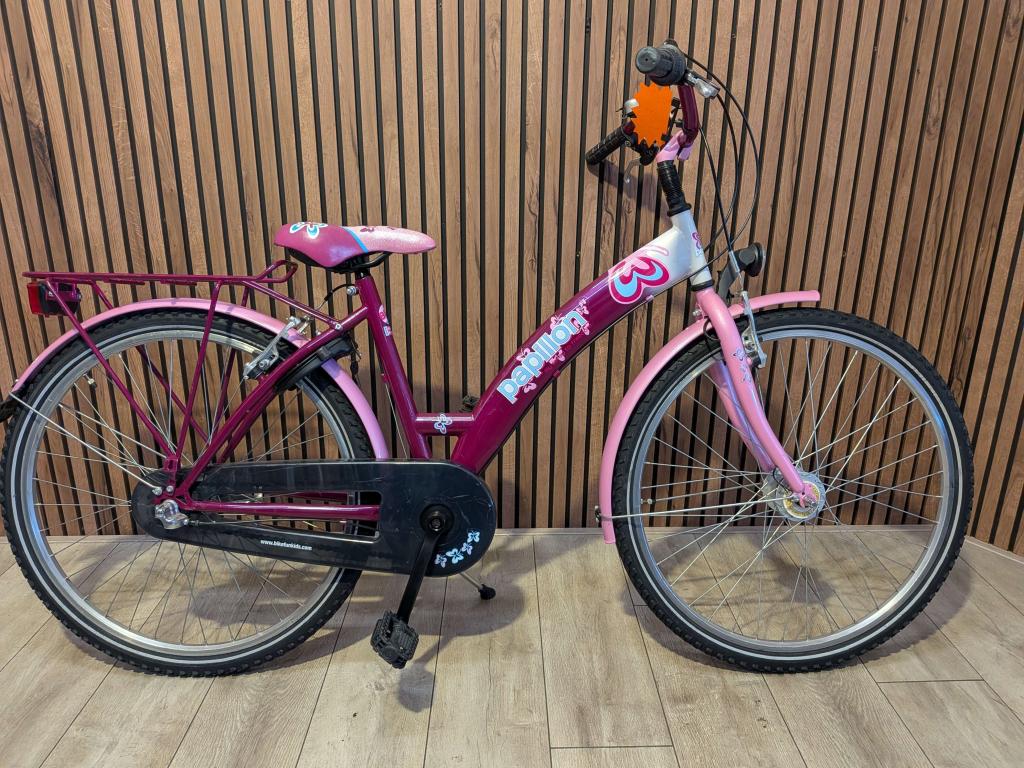 Bike Fun Papillon 26 inch meisjesfiets, Terugtraprem, Bike Fun, Gebruikt, Versnellingen