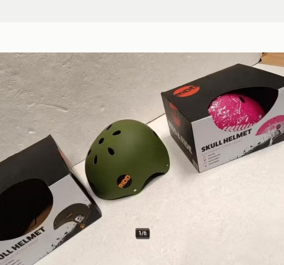 Ridd skull helmet skatehelm nieuw army green, Sport en Fitness, Nieuw, Ophalen of Verzenden