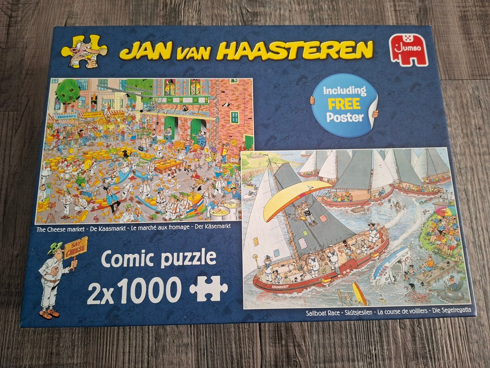 puzzels van Van Haasteren, Gibsons en Ravensburger, Ophalen of Verzenden, 500 t/m 1500 stukjes, Zo goed als nieuw
