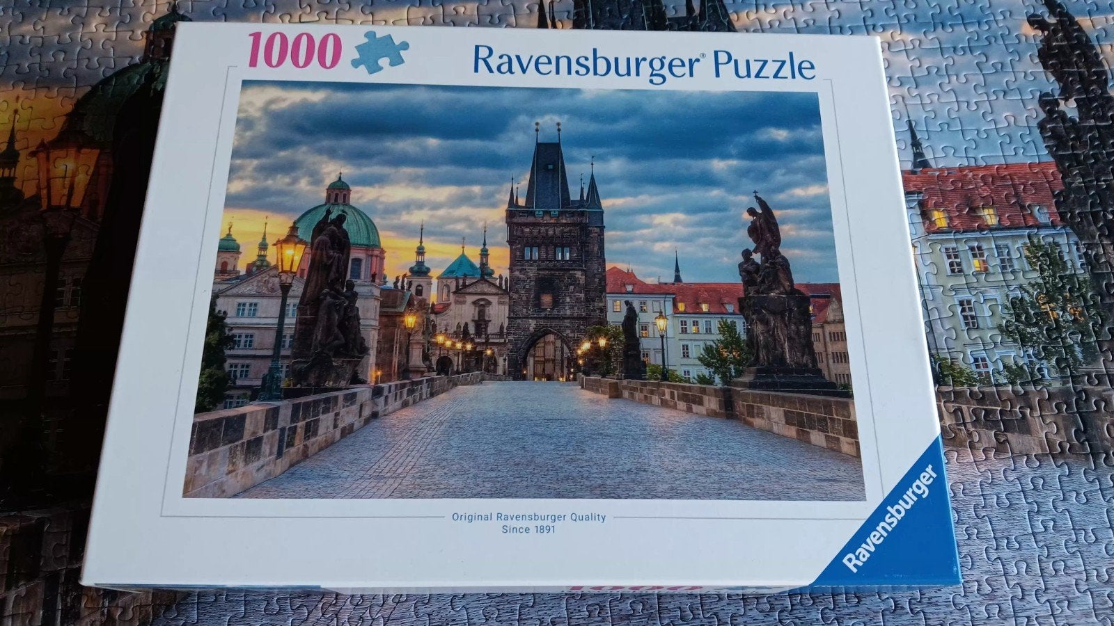 Puzzel Praag 1000 stukjes., Ophalen, 500 t/m 1500 stukjes, Zo goed als nieuw, Legpuzzel