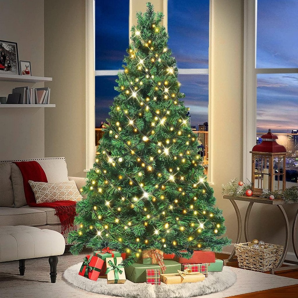 Prachtige Kerstboom 2.10m 210cm Led-Lampjes Ingebouwd Nieuw, Diversen, Kerst, Ophalen of Verzenden, Nieuw