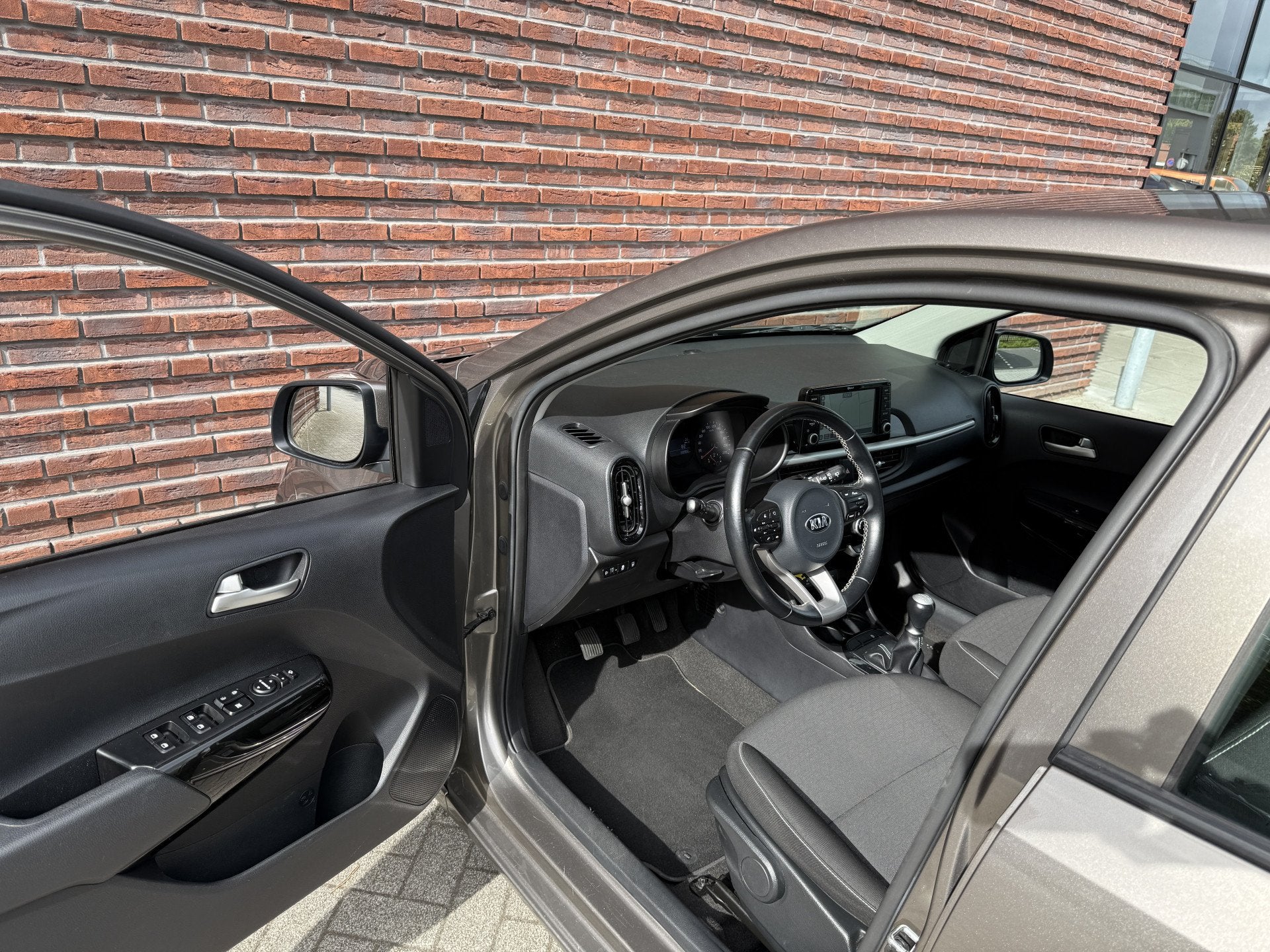 Kia Picanto 1.0 CVVT First Edition (bj 2017), Voorwielaandrijving, Stof, Gebruikt, Start-stop-systeem